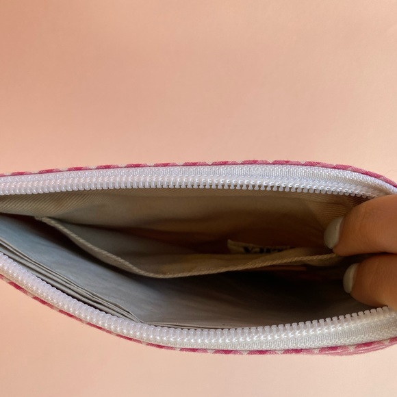 Pink and White Gingham Wristlet - Picture 7 of 7